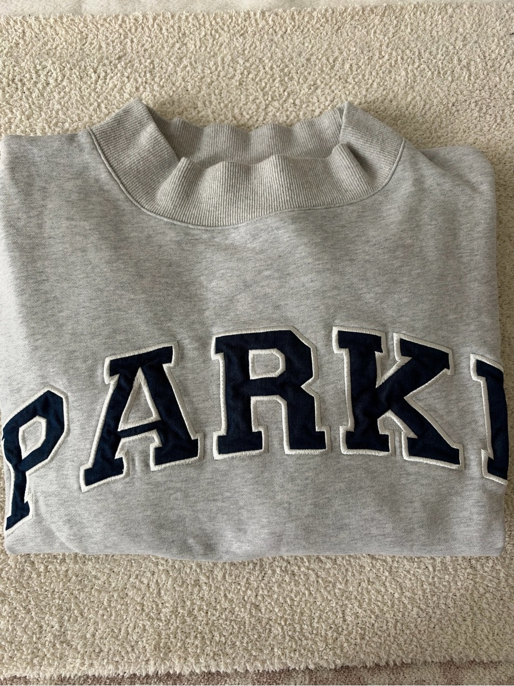 Parke Grey Crewneck Sweatshirt L/XL